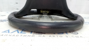 Naked steering wheel Ford Ecosport 18-20 leather, black, no buttons, dents, scratches