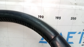 Naked steering wheel Ford Ecosport 18-20 leather, black, no buttons, dents, scratches