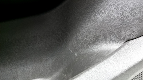 Door trim card front left Ford Escape MK3 17-19 rest, black, armrest leather, with chrome handle, scratches