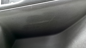Door trim card front left Ford Escape MK3 17-19 rest, black, armrest leather, with chrome handle, scratches