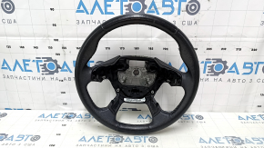 Naked steering wheel Ford C-max MK2 13-18 leather black, scuffs, scratches