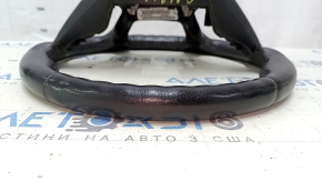 Naked steering wheel Ford C-max MK2 13-18 leather black, scuffs, scratches