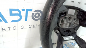Naked steering wheel Ford C-max MK2 13-18 leather black, scuffs, scratches, dents
