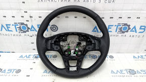 Naked steering wheel Ford Escape MK4 20-22 leather, heated, no buttons, scratches, dent
