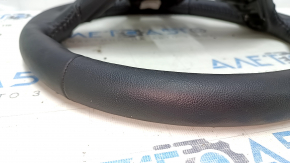 Naked steering wheel Ford Escape MK4 20-22 leather, heated, no buttons, scratches, dent