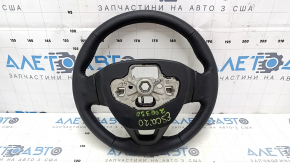 Naked steering wheel Ford Escape MK4 20-22 leather, heated, no buttons, scratches, dent