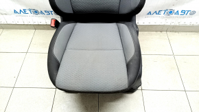 Driver's seat Ford Escape MK3 17-19 without airbag, cloth black-gray, electric, for dry cleaning