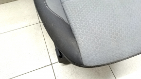 Driver's seat Ford Escape MK3 17-19 without airbag, cloth black-gray, electric, for dry cleaning