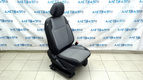 Passenger seat Ford Escape MK3 17-19 without airbag, mechanical, cloth, black-gray