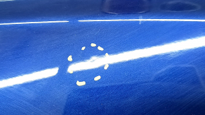 Front left wing Audi Q5 80A 18-24 blue LX5H, made, dented, pokes