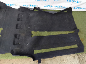 Rear floor covering Toyota Sienna 21-25 black, for dry cleaning