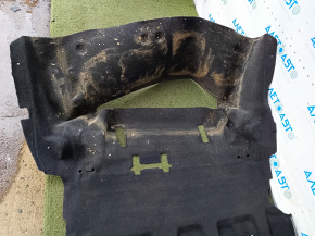 Rear floor covering Toyota Sienna 21-25 black, for dry cleaning