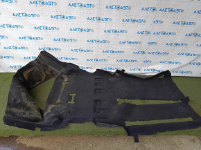 Rear floor covering Toyota Sienna 21-25 black, for dry cleaning