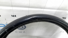 Steering wheel bare Lincoln MKX 16 - leather black, without heating, under the tree, rubbed, scratches, dents