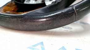 Steering wheel bare Lincoln MKX 16 - leather black, without heating, under the tree, rubbed, scratches, dents