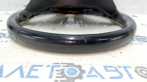 Steering wheel bare Lincoln MKX 16 - leather black, without heating, under the tree, rubbed, scratches, dents