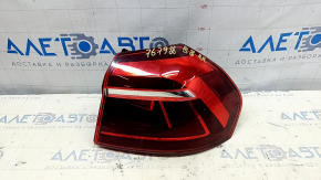 Lamp outer wing right VW Passat b8 16-19 USA halogen dark, scratches