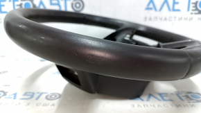 Steering wheel bare Lincoln MKX 16 - brown leather, without heating, with wood trim, scratches, bumps