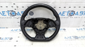 Chevrolet Camaro 16-24 steering wheel leather, black, FIFTY, no buttons, scratches, worn