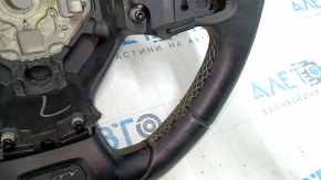 Chevrolet Camaro 16-24 steering wheel leather, black, FIFTY, no buttons, scratches, worn