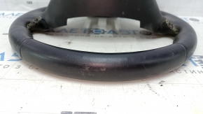 Chevrolet Camaro 16-24 steering wheel leather, black, FIFTY, no buttons, scratches, worn