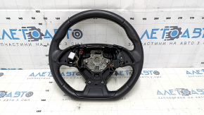 Chevrolet Camaro 16-24 steering wheel black leather, no buttons, scratches