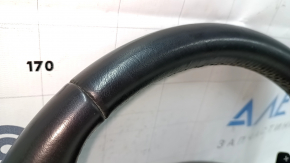 Chevrolet Camaro 16-24 steering wheel leather, black, FIFTY, scratches, abrasions, bumps