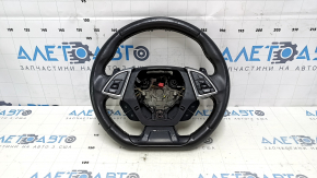 Chevrolet Camaro 16-24 steering wheel leather black, scratches, abrasions