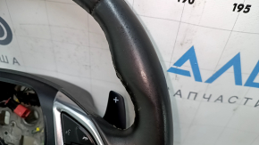 Chevrolet Camaro 16-24 steering wheel leather black, scratches, abrasions
