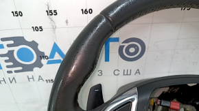 Chevrolet Camaro 16-24 steering wheel leather black, scratches, abrasions