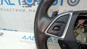 Chevrolet Camaro 16-24 steering wheel leather black, scratches, abrasions