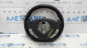 Chevrolet Camaro 16-24 steering wheel leather black, scratches, abrasions