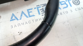 Chevrolet Camaro 16-24 steering wheel leather, black, FIFTY, without buttons and overlay, scratches, abrasions