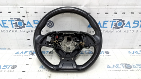 Chevrolet Camaro 16-24 steering wheel leather black, no buttons, peeling steering wheel cover, scratches, bumps