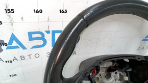 Chevrolet Camaro 16-24 steering wheel leather black, no buttons, peeling steering wheel cover, scratches, bumps