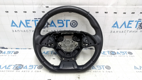 Chevrolet Camaro 16-24 steering wheel black, without buttons and overlay, steering wheel coating peeled off, scratches, dent, needs cleaning