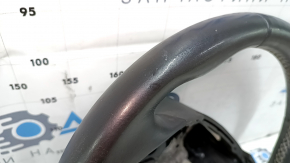 Chevrolet Camaro 16-24 steering wheel black, without buttons and overlay, steering wheel coating peeled off, scratches, dent, needs cleaning