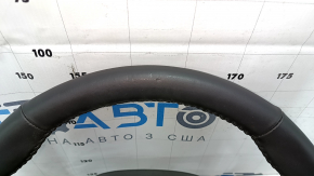 Naked steering wheel Chevrolet Volt 16 - black leather, no buttons or paddles, small bumps, cracks