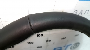 Naked steering wheel Chevrolet Volt 16 - black leather, no buttons or paddles, small bumps, cracks