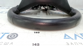 Naked steering wheel Chevrolet Volt 16 - black leather, heated, without buttons and paddles, scratches