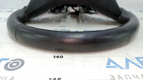 Naked steering wheel Chevrolet Volt 16 - black leather, heated, without buttons and paddles, scratches