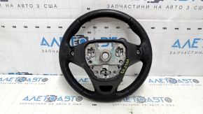 Naked steering wheel Chevrolet Volt 16 - black leather, heated, without buttons and paddles, scratches