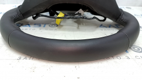 Naked steering wheel Chevrolet Volt 16 - black leather, without buttons and paddles, without overlay, bumps, scratches, cracks