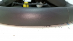 Naked steering wheel Chevrolet Volt 16 - black leather, without buttons and paddles, without overlay, bumps, scratches, cracks