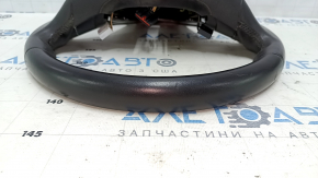 Naked steering wheel Chevrolet Volt 11-15 leather black, with graphite overlay, without buttons, scratches