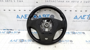 Naked steering wheel Chevrolet Volt 11-15 leather black, with graphite overlay, without buttons, scratches