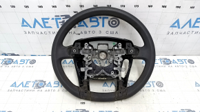 Naked steering wheel Toyota Prius V 12-17 rubber black, worn, needs cleaning