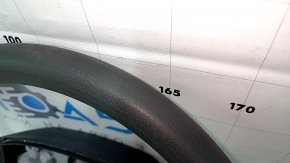 Naked steering wheel Toyota Prius V 12-17 rubber black, worn, needs cleaning