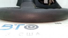 Naked steering wheel Toyota Prius V 12-17 rubber black, worn, needs cleaning