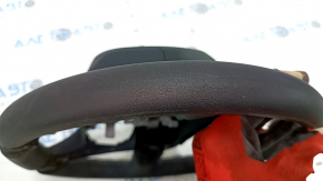 Naked steering wheel Toyota Prius V 12-17 rubber black, worn, needs cleaning